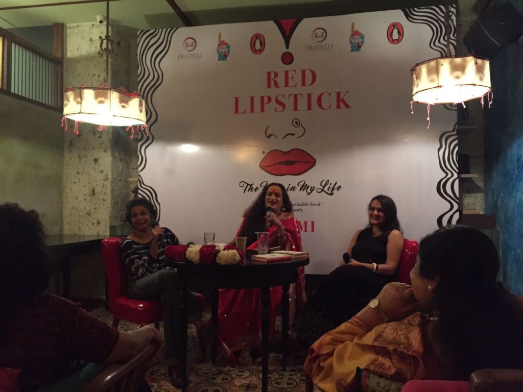At the Delhi launch of Red Lipstick: The Men in My Life (Penguin Random House, 2016)
